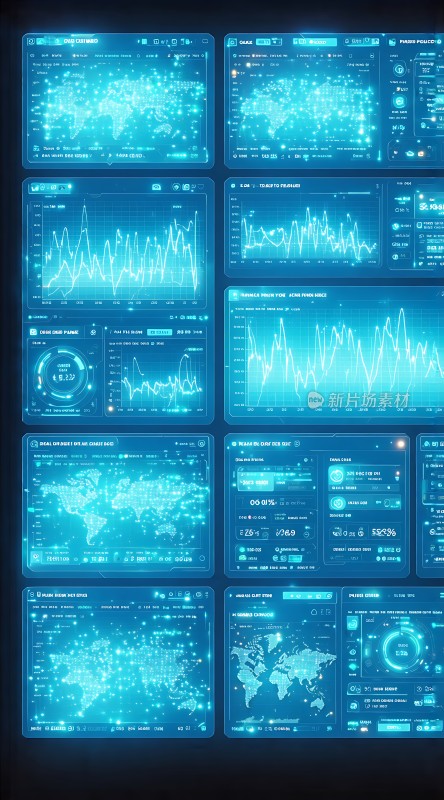 未来科技数据图表展示