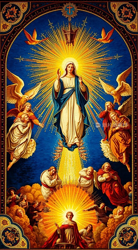 天国圣母升天图
