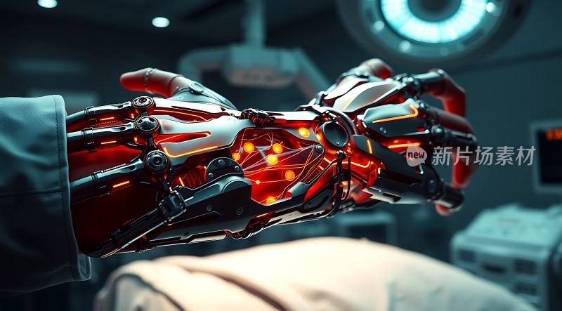 机械手臂未来科技感十足