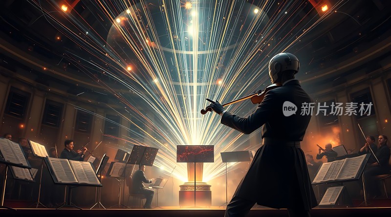 交响乐之夜光影与音乐的盛宴