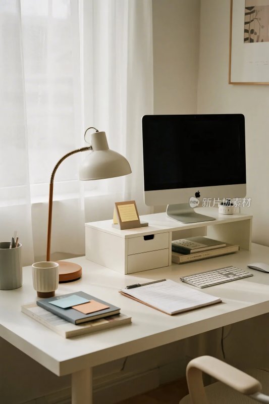 整洁办公桌面布置