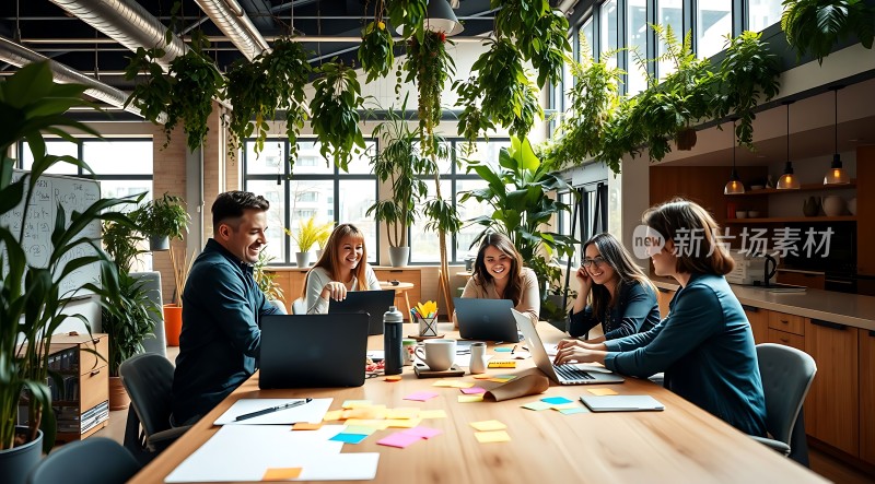 团队协作头脑风暴会议