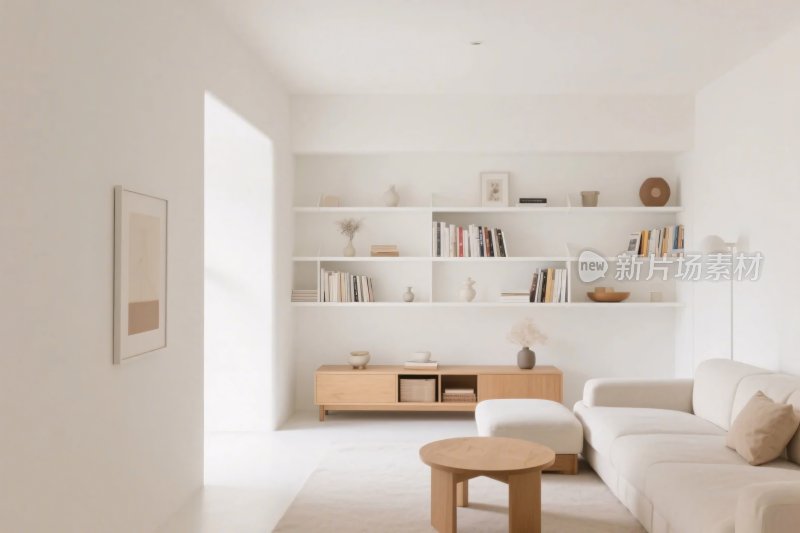 简约客厅室内场景图