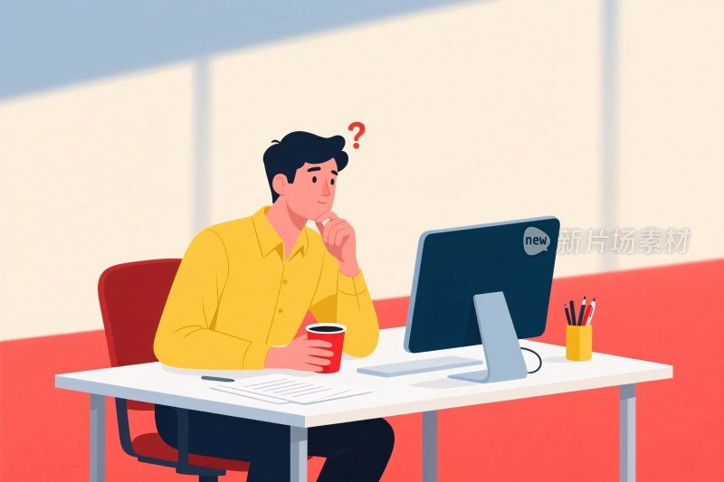职场办公场景插画