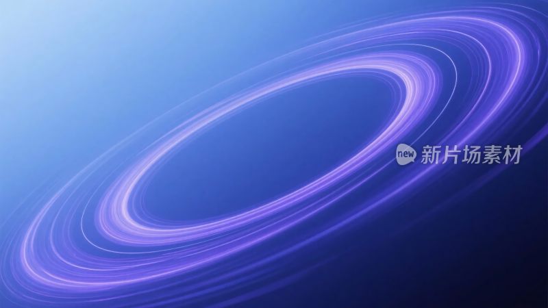 渐变蓝紫色环形光影背景