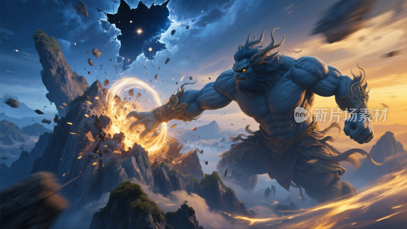 山海经故事共工撞山