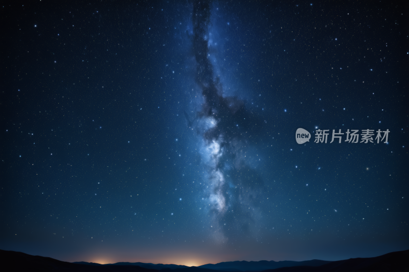 星空夜空具有乳白色结构和明亮的光线背景