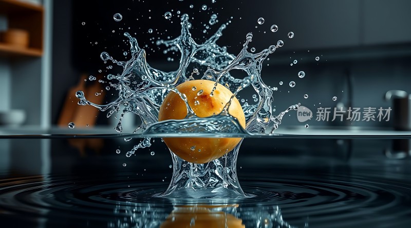水果入水瞬间