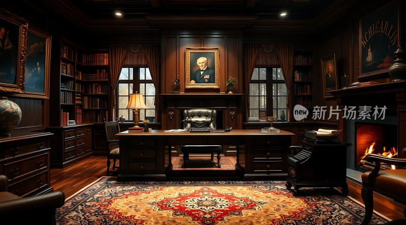 书房里的智慧之光