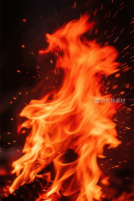 火焰燃烧特效图