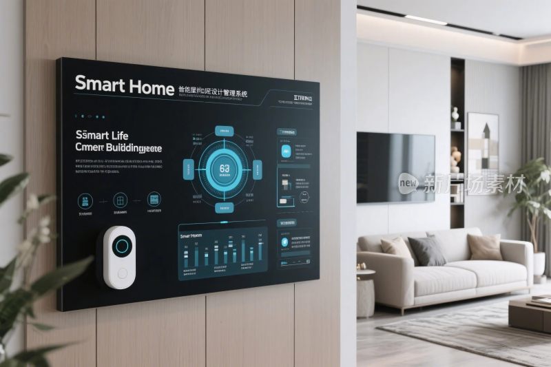 智能家居控制面板场景