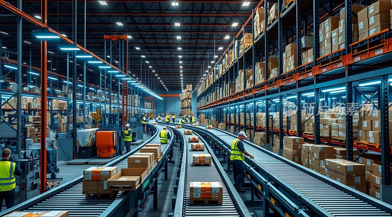 智能物流中心高效运作