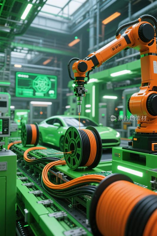 工业自动化汽车生产线