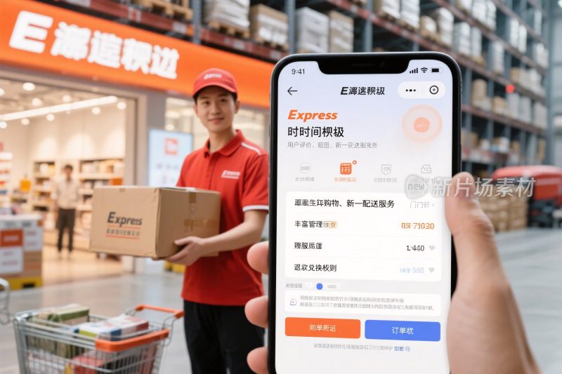 快递员物流服务场景