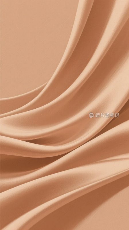 柔滑米色绸缎纹理画面