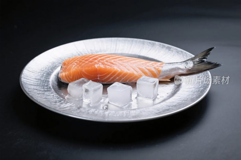 精致三文鱼摆盘