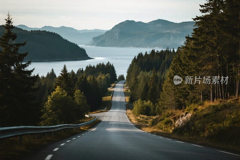 山水公路风景图