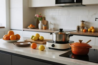 厨房台面食物厨具布置 厨房台面食物厨具布置