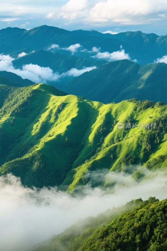 青山绿水山水风景