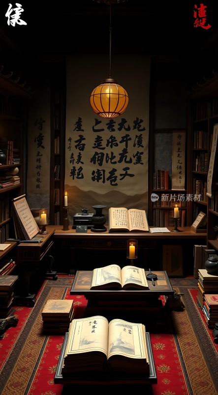 古风书房雅致静好