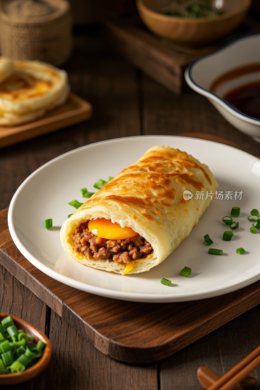 鸡蛋灌饼中国传统经典美食中式家常美味食物