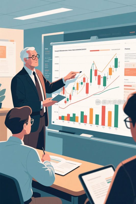 商务演示插画