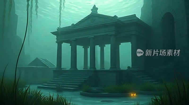 水下古建筑遗迹