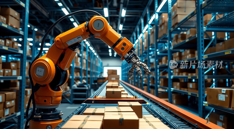 智能仓储机器人高效作业