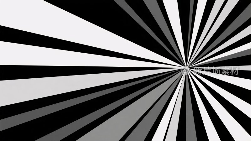 黑白放射状线条背景图