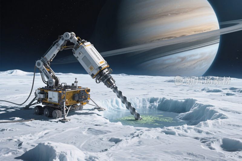 太空探测器星球表面作业