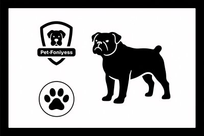 宠物品牌图标插画 宠物品牌图标插画