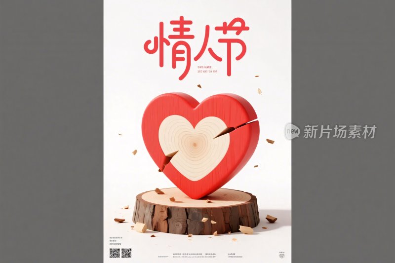 情人节爱心插画