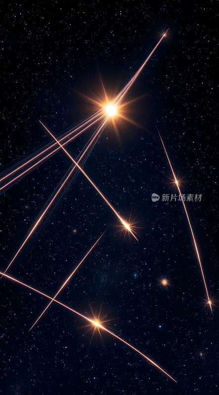 星空下的光轨之旅