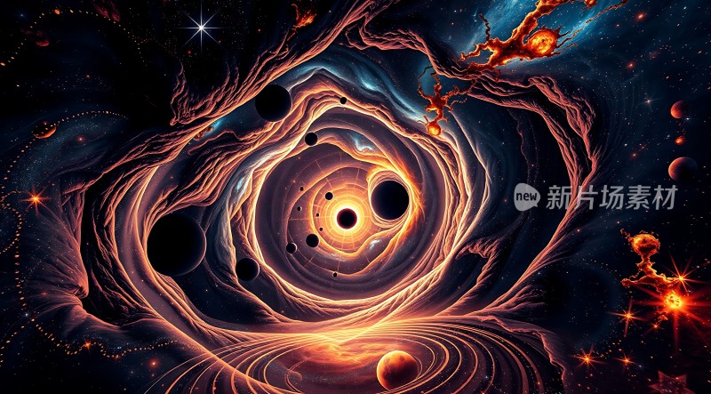 星际漩涡宇宙奇观