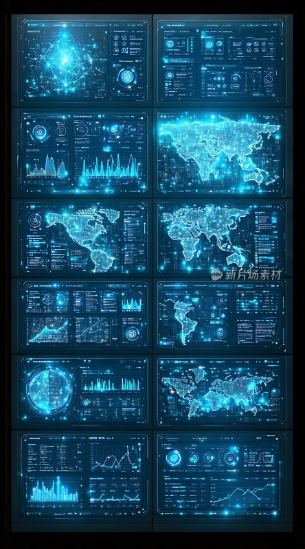 未来科技数据图表展示