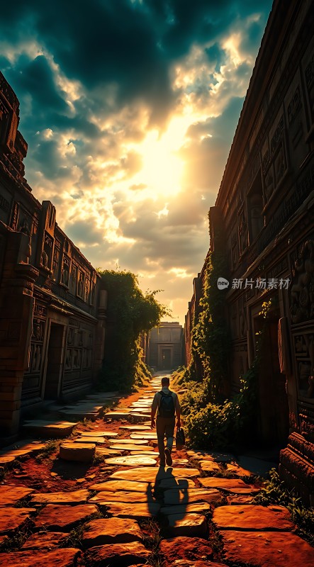 古街漫步阳光下的探索之旅