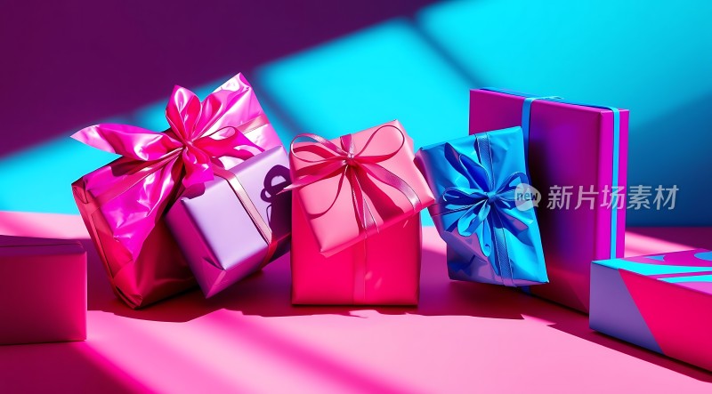 彩色礼物盒