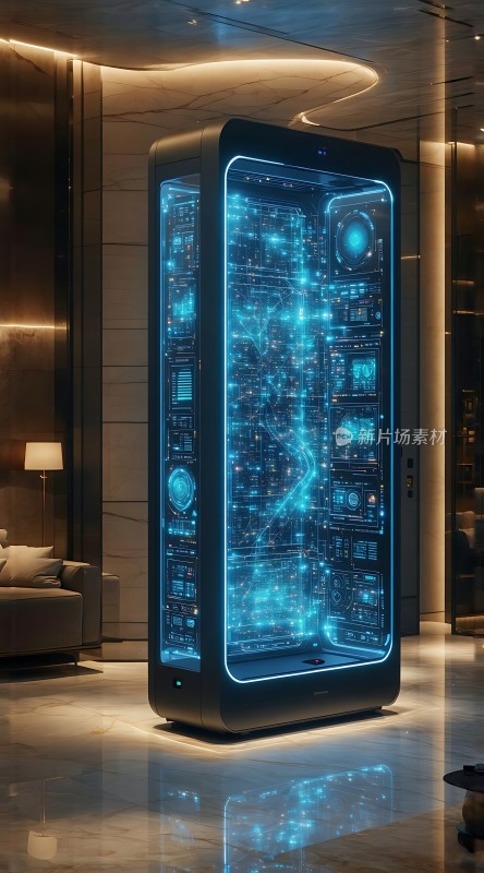 未来科技感数据中心