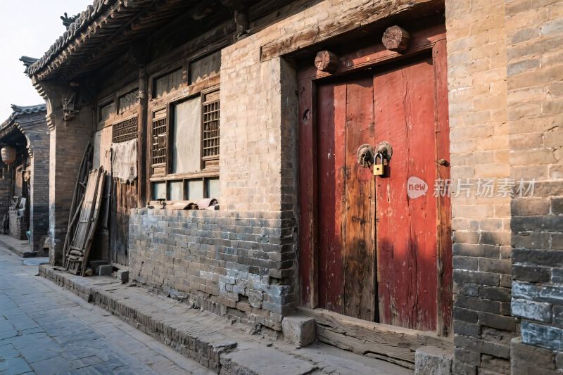 古旧木门老建筑