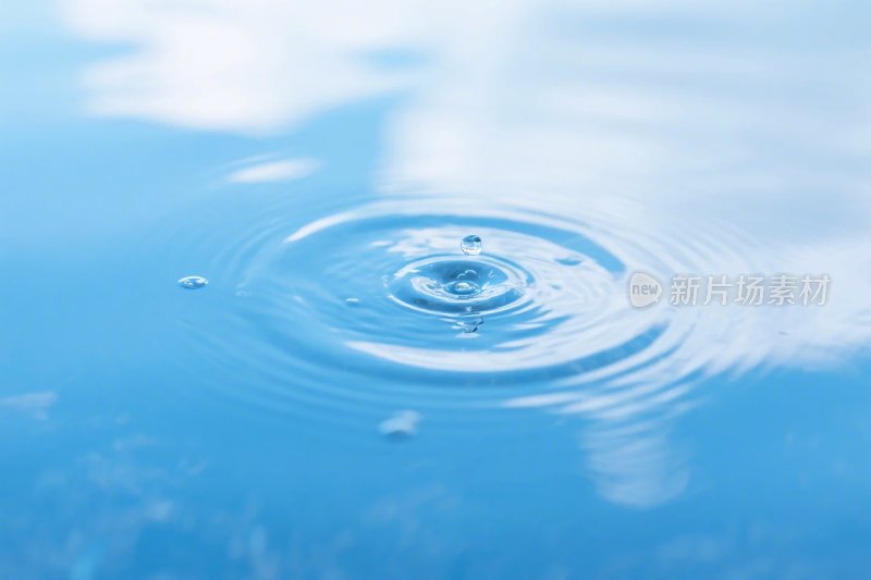 水面涟漪水滴效果