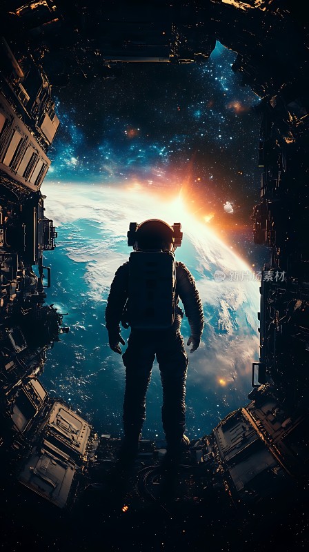 宇航员太空漫步