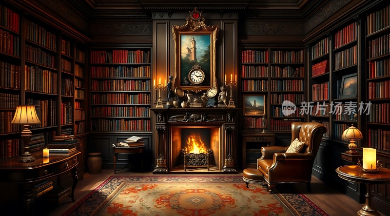 古董书房里的温暖时光