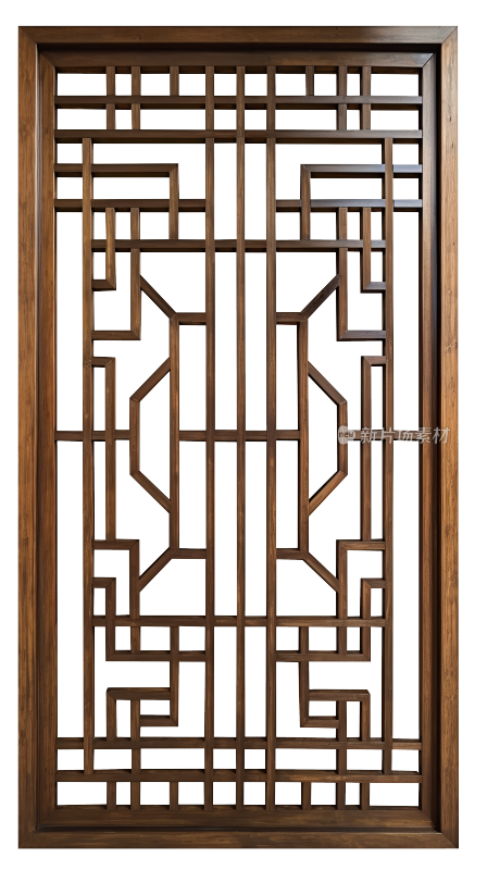 古风门窗免抠素材