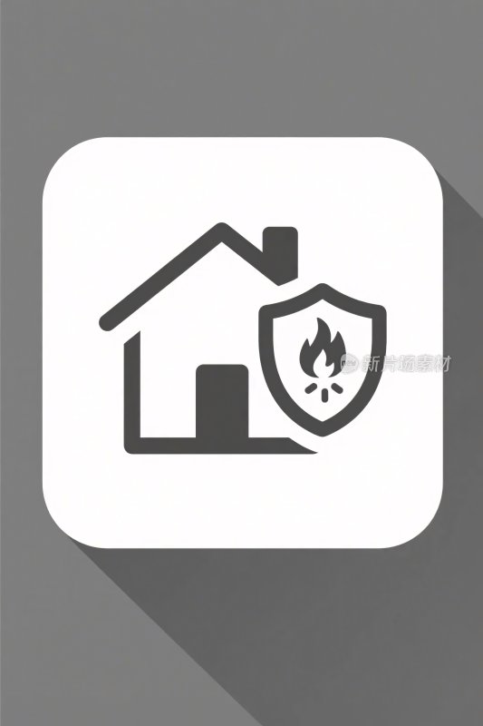房屋保险盾牌图标