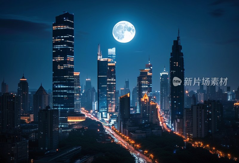 南京新街口夜景