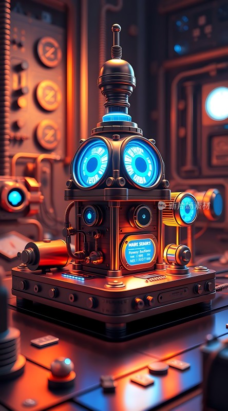 机械装置探秘未来科技实验室