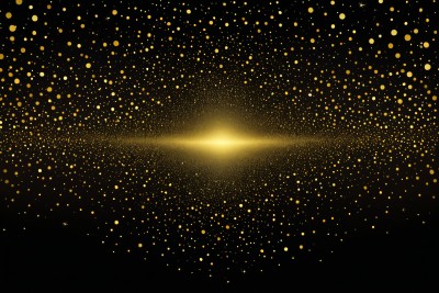 亮光特写镜头在黑色背景闪闪发光高清图片