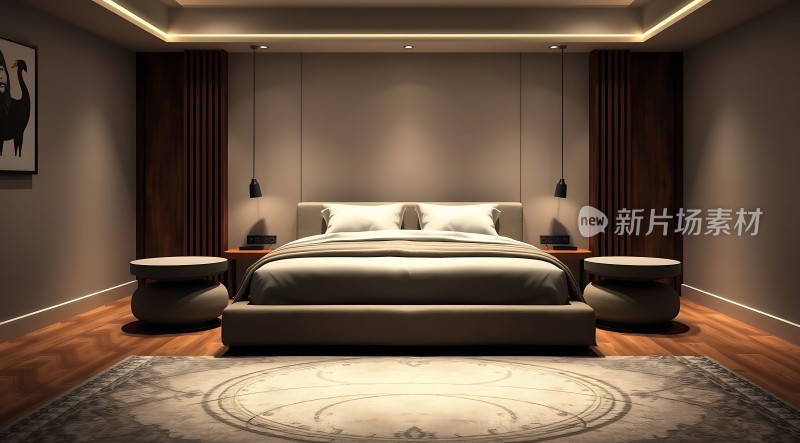 现代卧室设计简约风格温馨舒适