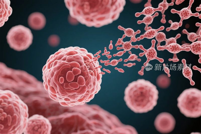 微生物细胞科学插画