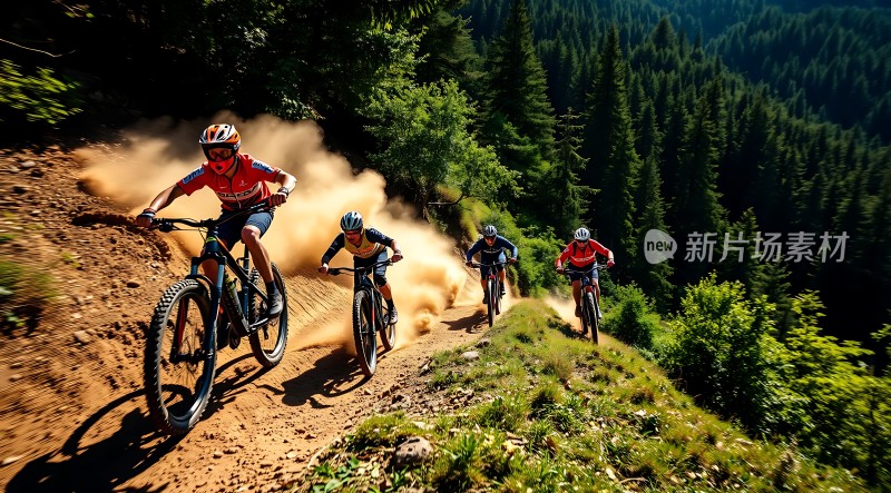 山地骑行风驰电掣挑战自我！